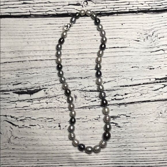 Multicolored pearl necklace - Picture 3 of 10